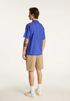 Montagut Le Fil Lumière®-Polo en fil lumière - Matt 48-Bleu roi