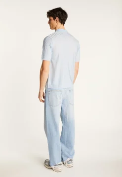 Montagut Le Fil Lumière®-Polo en fil lumière - Matt 77-Bleu ciel