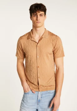 Montagut Le Fil Lumière®-Polo en fil lumière - Matthew 88-Camel