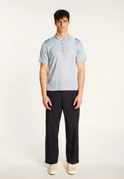 Montagut Polos Et T-Shirts-Polo en fil lumière - Milan 77-Bleu ciel
