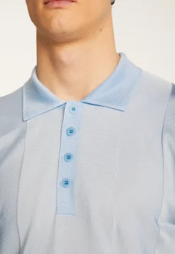 Montagut Polos Et T-Shirts-Polo en fil lumière - Milan 77-Bleu ciel