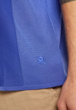 Montagut Polos Et T-Shirts-Polo en fil lumière - Milan 48-Bleu roi