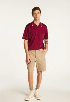 Montagut Le Fil Lumière®-Polo en fil lumière - Milo 51-Bordeaux