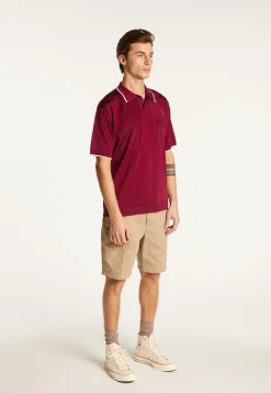 Montagut Le Fil Lumière®-Polo en fil lumière - Milo 51-Bordeaux