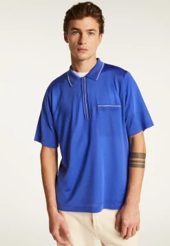 Montagut Le Fil Lumière®-Polo en fil lumière - Montayang 48-Bleu roi