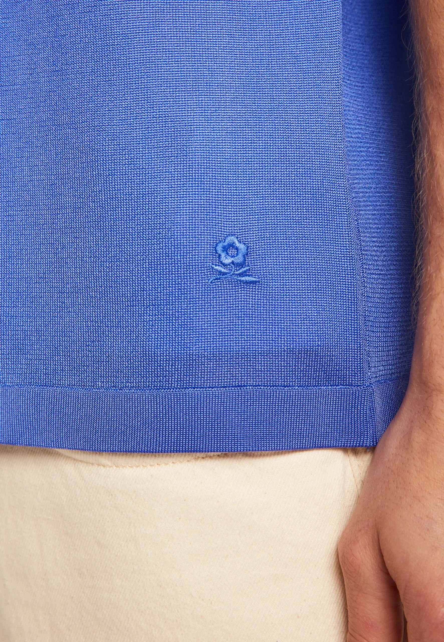 Montagut Le Fil Lumière®-Polo en fil lumière - Montayang 48-Bleu roi