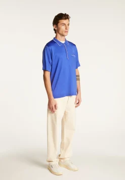 Montagut Le Fil Lumière®-Polo en fil lumière - Montayang 48-Bleu roi