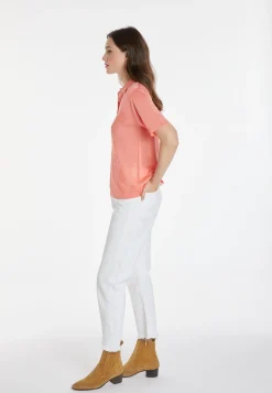 Montagut Chemisiers Et Polos-Polo en Fil Lumière à motifs - Karin 25-Rose moyen