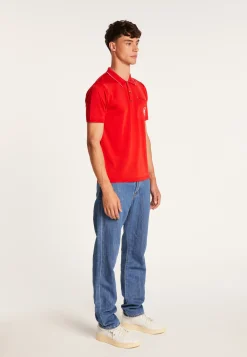 Montagut Le Fil Lumière®-Polo en Fil Lumière - Oxmo Puccino 52-Rouge