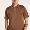 Montagut Polos Et T-Shirts-Polo en Fil Lumière - Vadim 07-Marron
