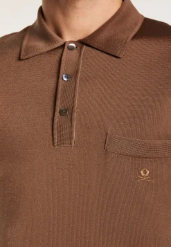 Montagut Polos Et T-Shirts-Polo en Fil Lumière - Vadim 07-Marron