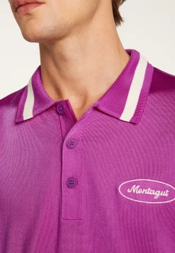 Montagut Le Fil Lumière®-Polo en fil lumière et rayures - Montmartre 16-Violet clair