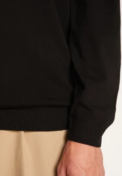 Montagut Pulls-Polo en laine mélangée - Thibaud 01-Noir