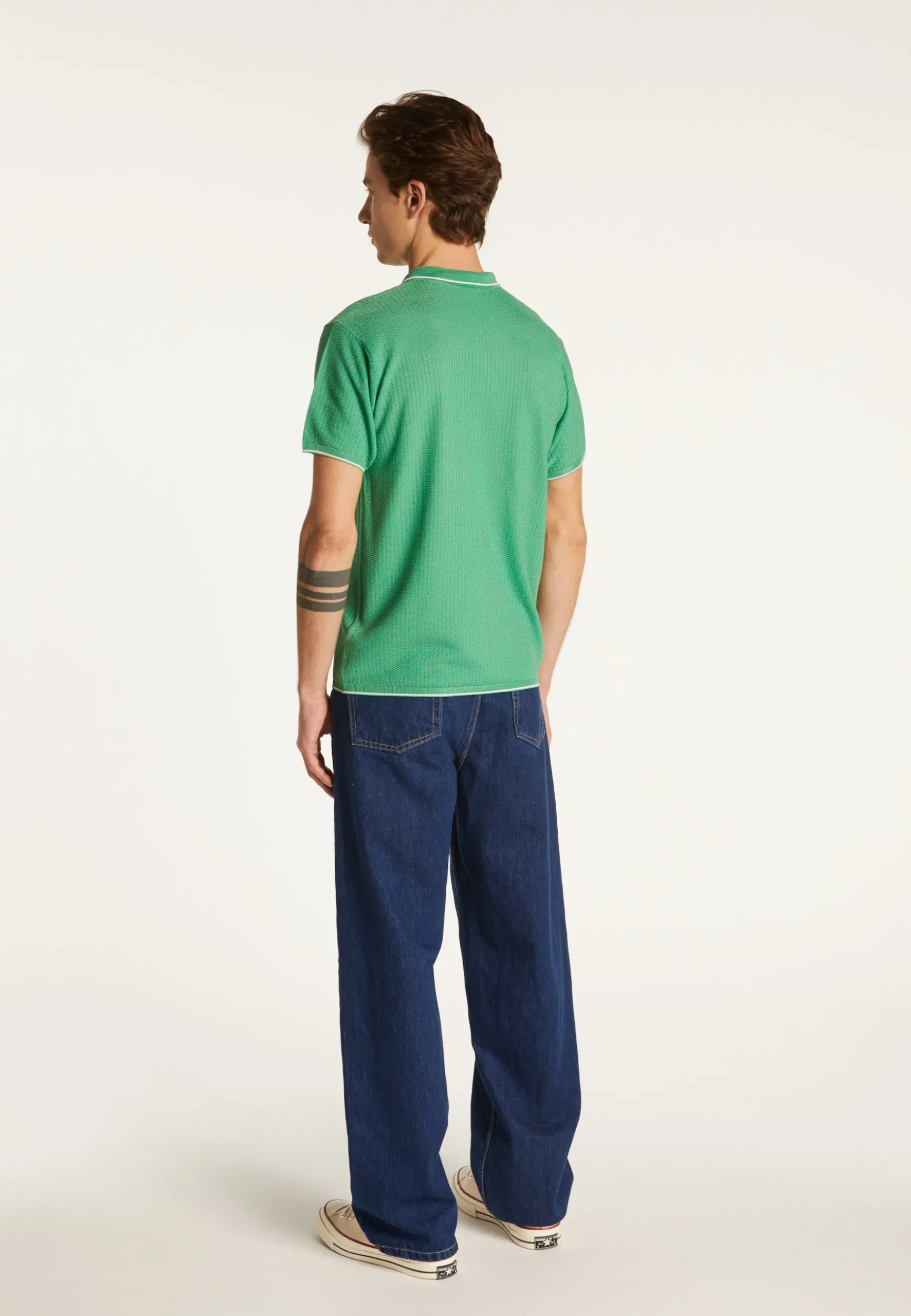Montagut Le Fil Lumière®-Polo fantaisie Fil Lumière - Baldwin 22-Vert moyen