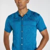 Montagut Polos Et T-Shirts-Polo Fil Lumière à motifs - Aaron 06-Bleu moyen