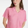 Montagut Chemisiers Et Polos-Polo Fil Lumière à motifs - Kristina 24-Rose clair