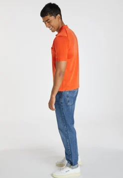 Montagut Polos Et T-Shirts-Polo Fil Lumière à motifs - Jordan 15-Orange