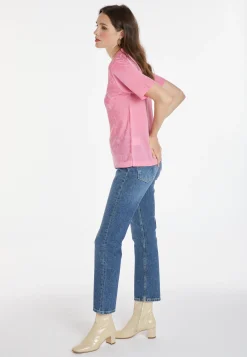 Montagut Chemisiers Et Polos-Polo Fil Lumière à motifs - Kheira 24-Rose clair