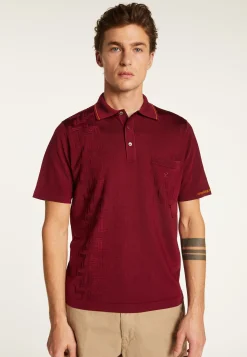Montagut Le Fil Lumière®-Polo Fil Lumière à motifs - Stenley 49-Turquoise