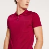Montagut Polos Et T-Shirts-Polo Fil Lumière poche avant - Blaze 51-Bordeaux