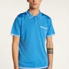 Montagut Polos Et T-Shirts-Polo fines rayures Fil Lumière - Basso 48-Bleu roi