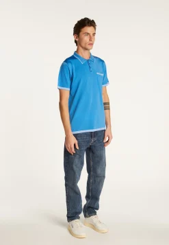 Montagut Polos Et T-Shirts-Polo fines rayures Fil Lumière - Basso 48-Bleu roi