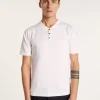 Montagut Polos Et T-Shirts-Polo homme en coton - Bora 02-Blanc