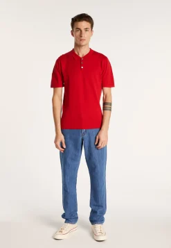 Montagut Polos Et T-Shirts-Polo homme en coton - Bora 52-Rouge