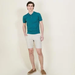 Montagut Polos Et T-Shirts-Polo homme en coton - Bora 21-Vert foncé