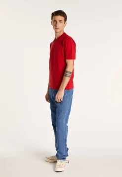 Montagut Polos Et T-Shirts-Polo homme en coton - Bora 52-Rouge