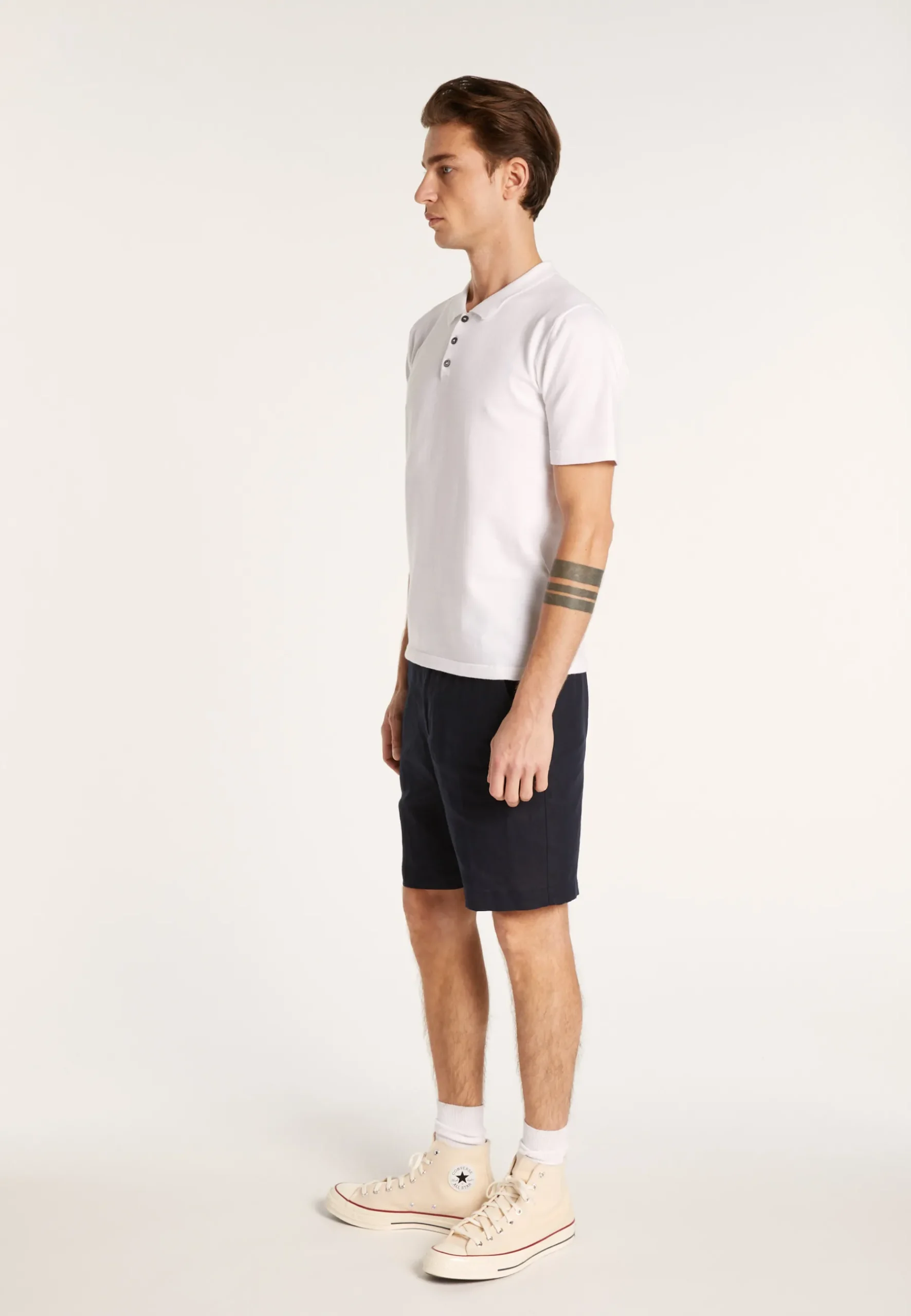 Montagut Polos Et T-Shirts-Polo homme en coton - Bora 02-Blanc