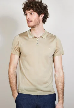 Montagut Polos Et T-Shirts-Polo manches courtes en Fil Lumière - Babar 13-Beige moyen