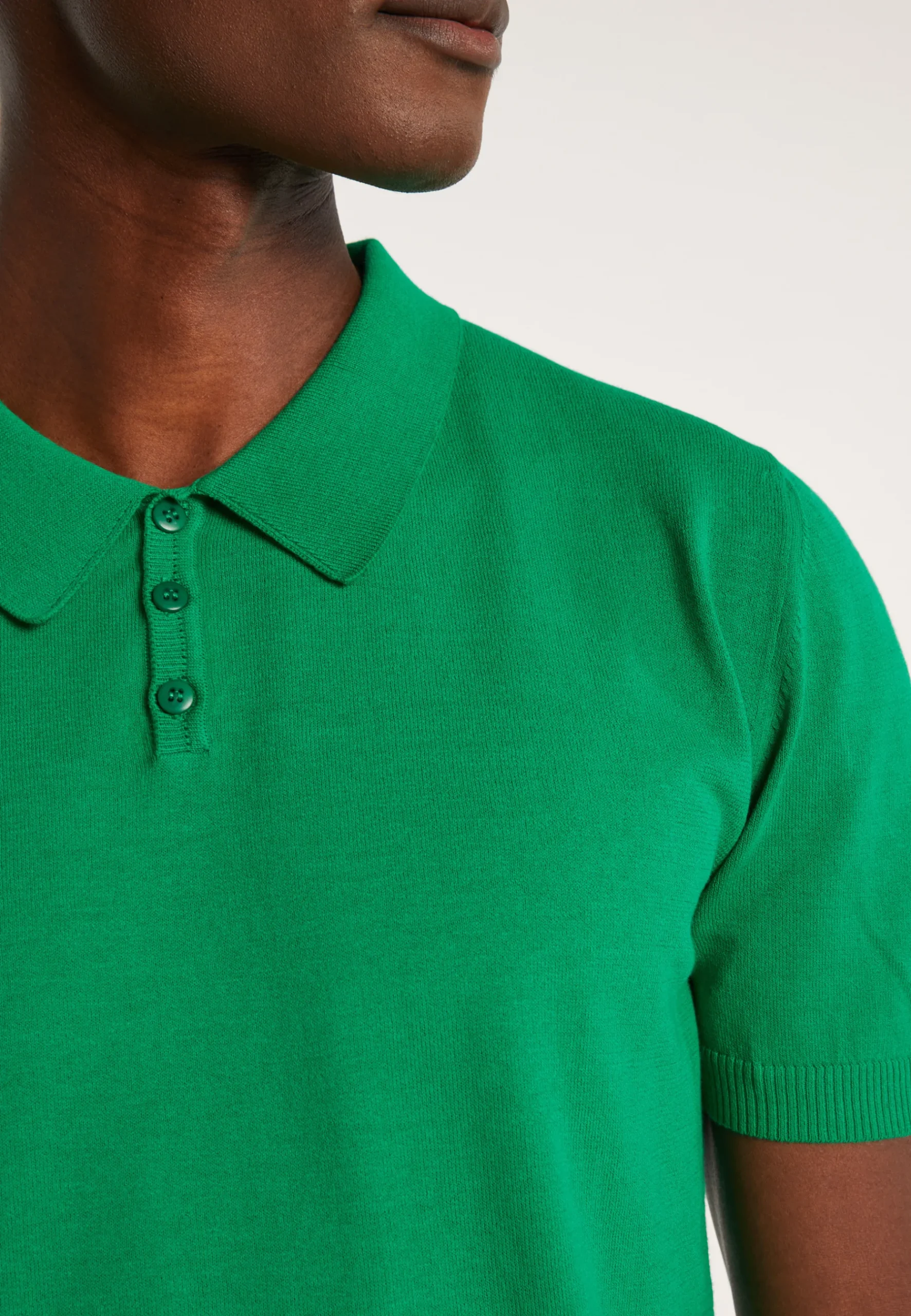 Montagut Polos Et T-Shirts-Polo uni en coton sec - Bank 22-Vert moyen