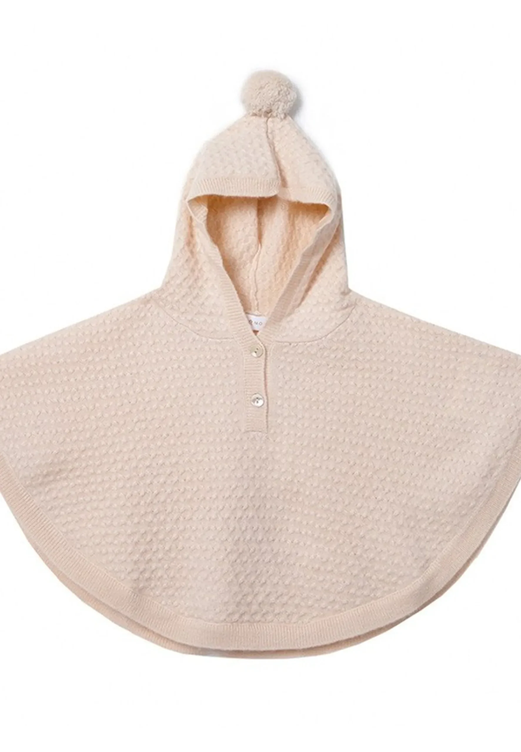 Montagut Cadeaux De Naissance-Poncho pour bébé en cachemire - Incognito 85-Nude