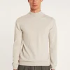Montagut Pulls-Pull à col montant en cachemire - Balzan 11-Gris clair