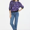 Montagut Pulls-Pull à motifs en laine mérinos - Cassiopé 17-Violet