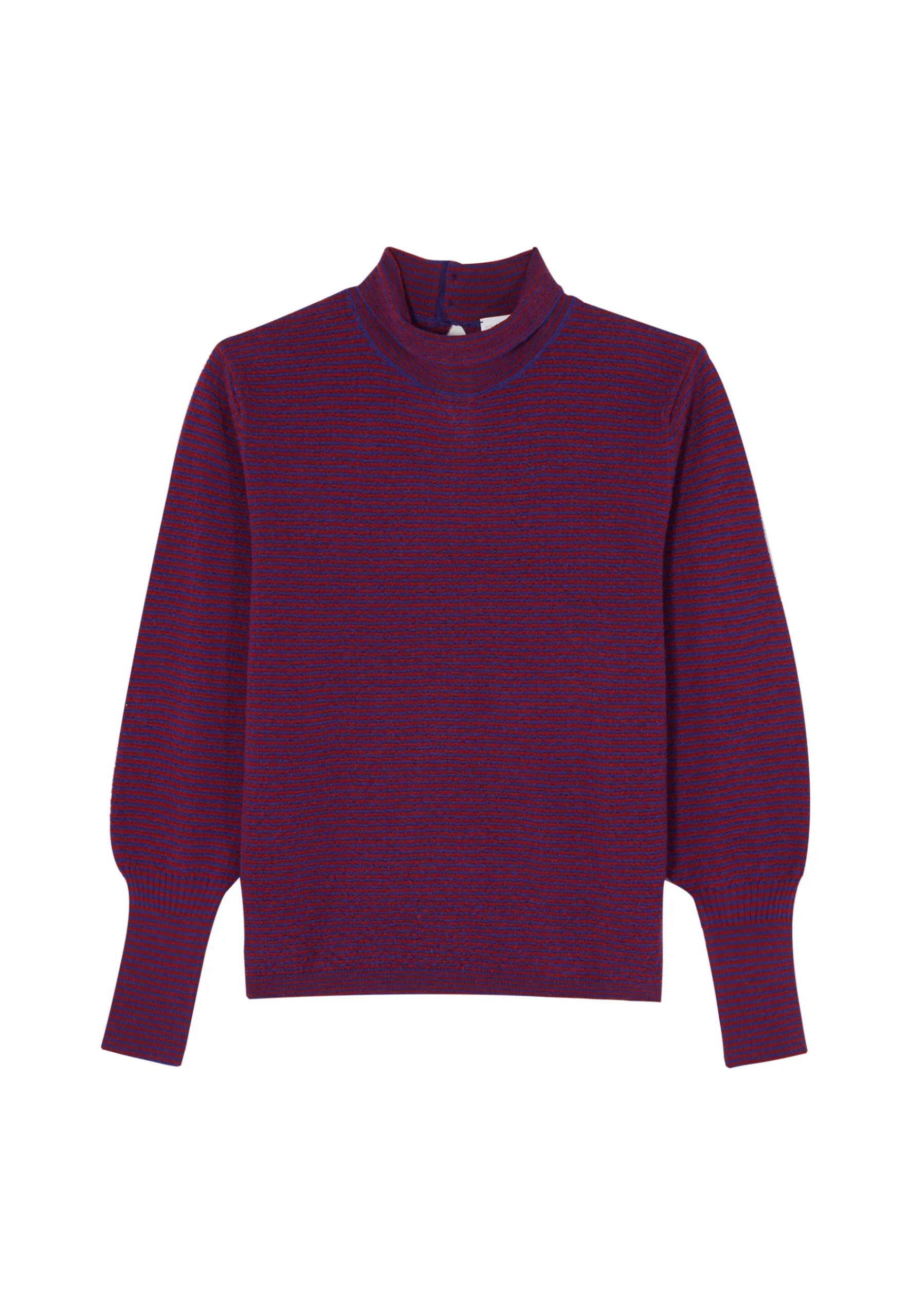 Montagut Pulls-Pull à rayures en laine mérinos - Coco 17-Violet