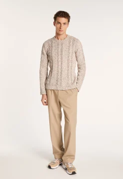Montagut Pulls-Pull à torsades fantaisie - Lizio 86-Multicolore