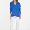 Montagut Pulls-Pull ample en cachemire et laine - Chloé 48-Bleu roi