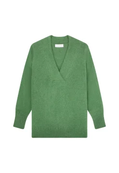 Montagut Pulls-Pull ample en cachemire et laine - Chloé 22-Vert moyen