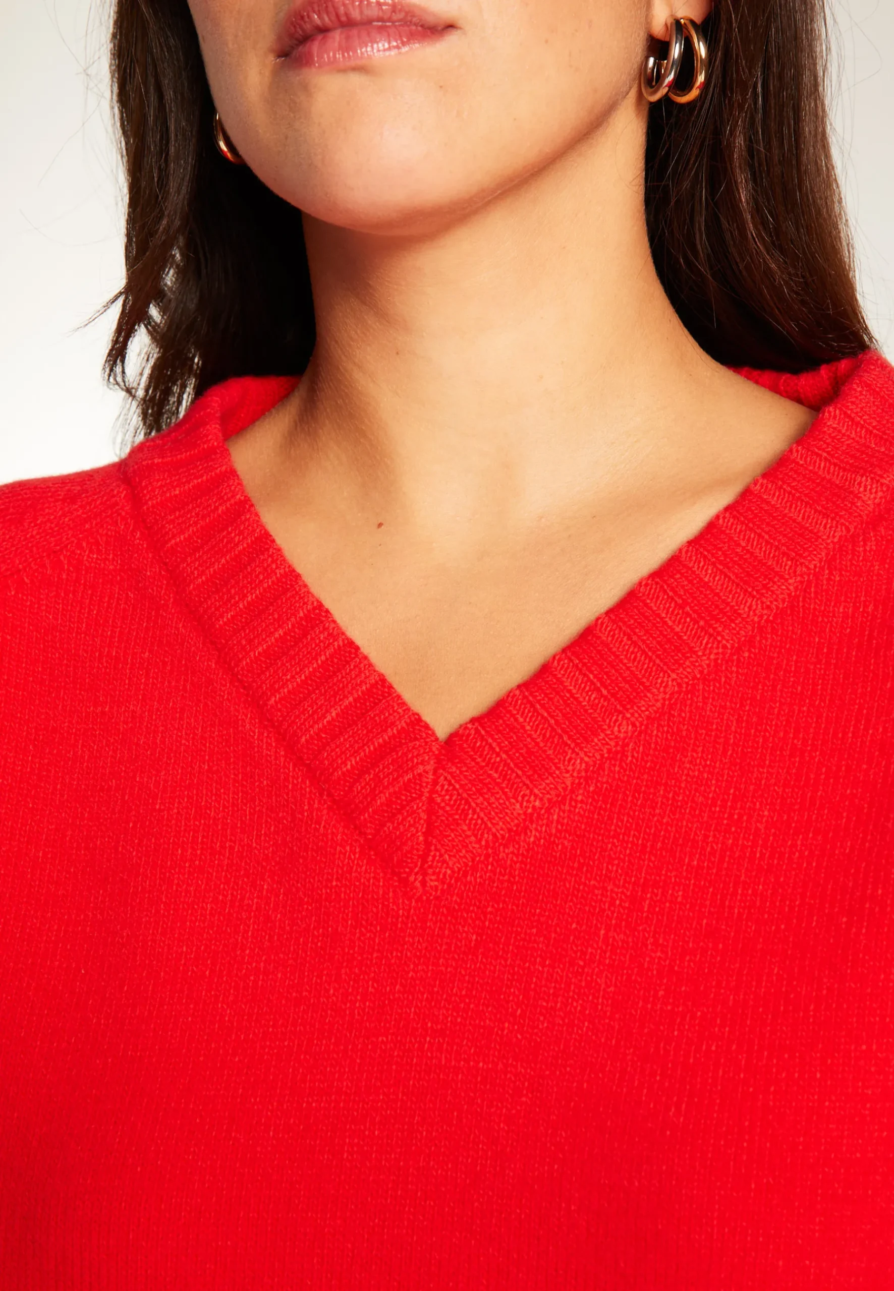 Montagut Pulls-Pull ample en laine - Vivienne 52-Rouge