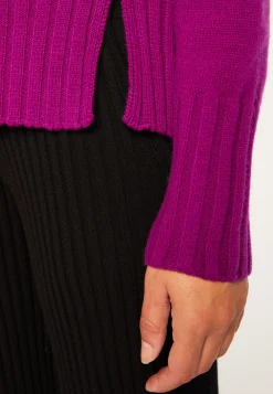 Montagut Pulls-Pull ample en laine - Vivienne 17-Violet