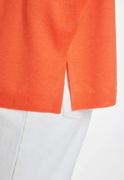 Montagut Pulls | Les Incontournables-Pull ample fin en laine mérinos - Azel 15-Orange