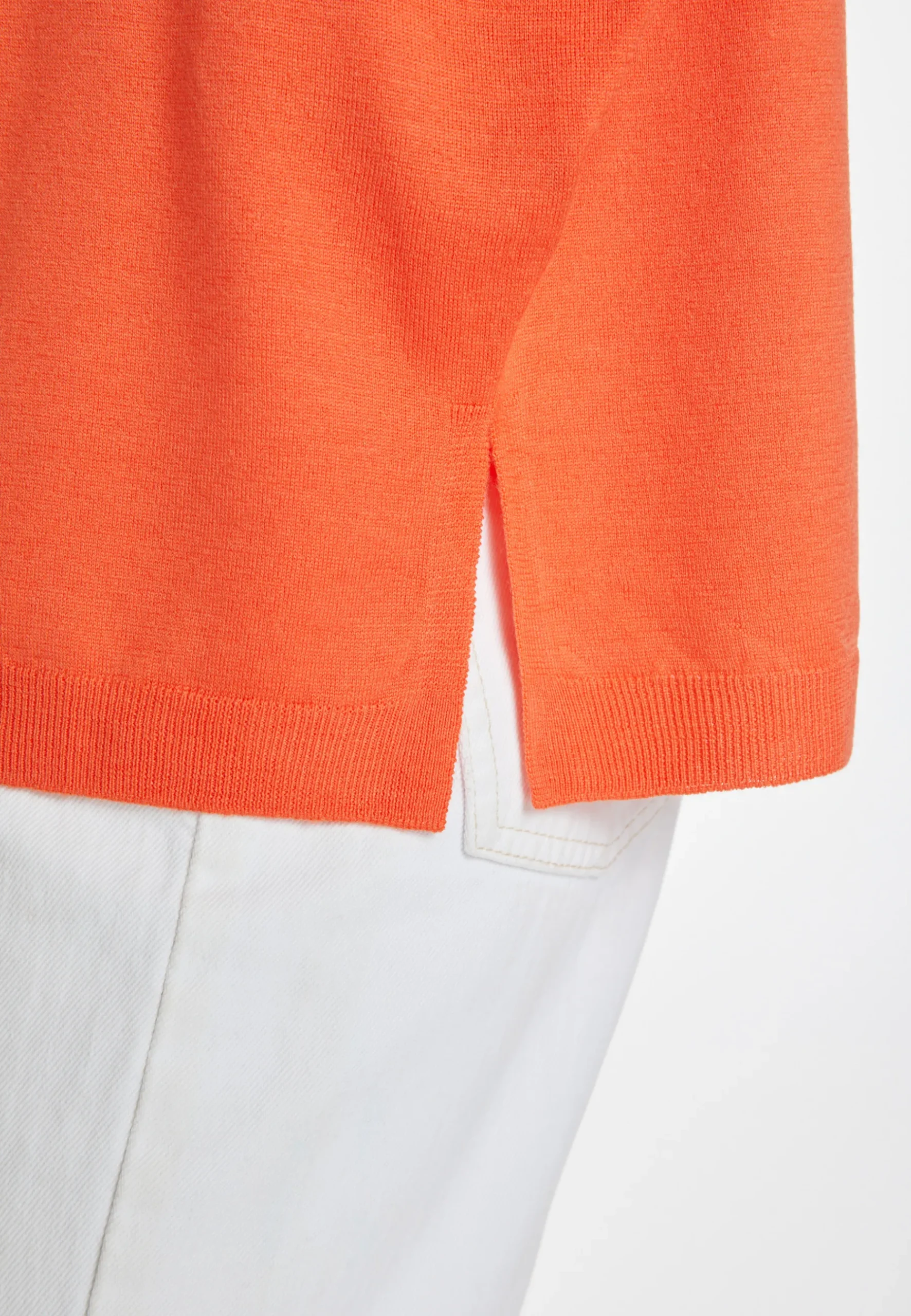 Montagut Pulls | Les Incontournables-Pull ample fin en laine mérinos - Azel 15-Orange
