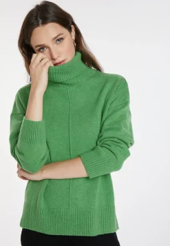Montagut Les Incontournables-Pull cachemire 4 fils - Adena 22-Vert moyen
