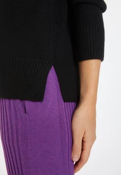Montagut Les Incontournables-Pull cachemire 4 fils - Adena 01-Noir