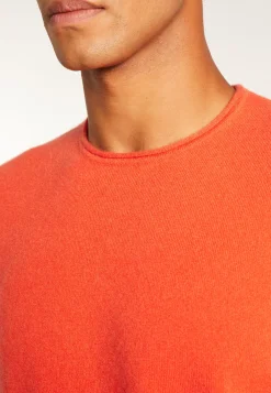 Montagut Pulls-Pull cachemire col rond - Ernesto 15-Orange