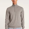 Montagut Pulls-Pull camionneur en cachemire - Emile 09-Gris moyen