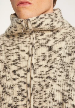 Montagut Pulls-Pull camionneur unisexe en mohair - Tenessy 82-Ecru