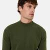 Montagut Pulls-Pull col montant en cachemire - Esteban 83-Kaki